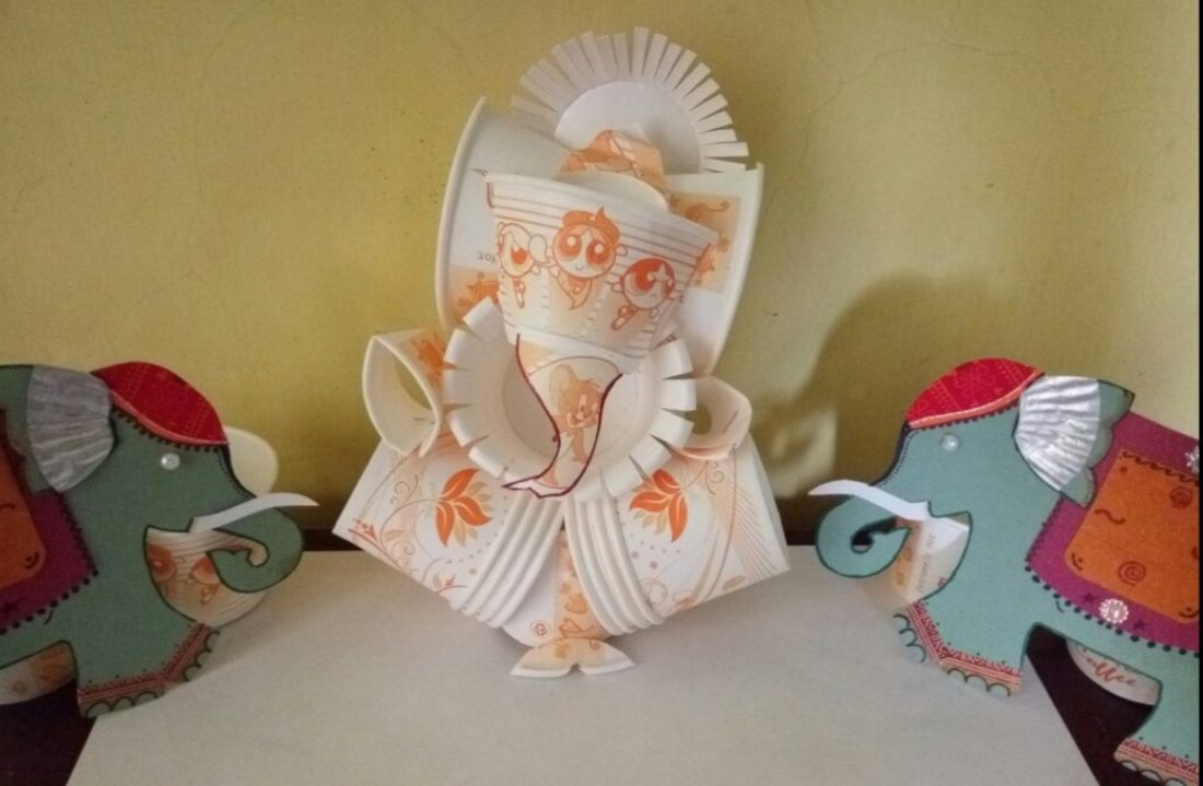 Papercup Ganesha | Ganapati Bappa Morya